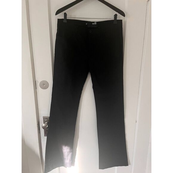 Womens Love Moschino Black Straight Leg Jeans Size 32 - Picture 1 of 10
